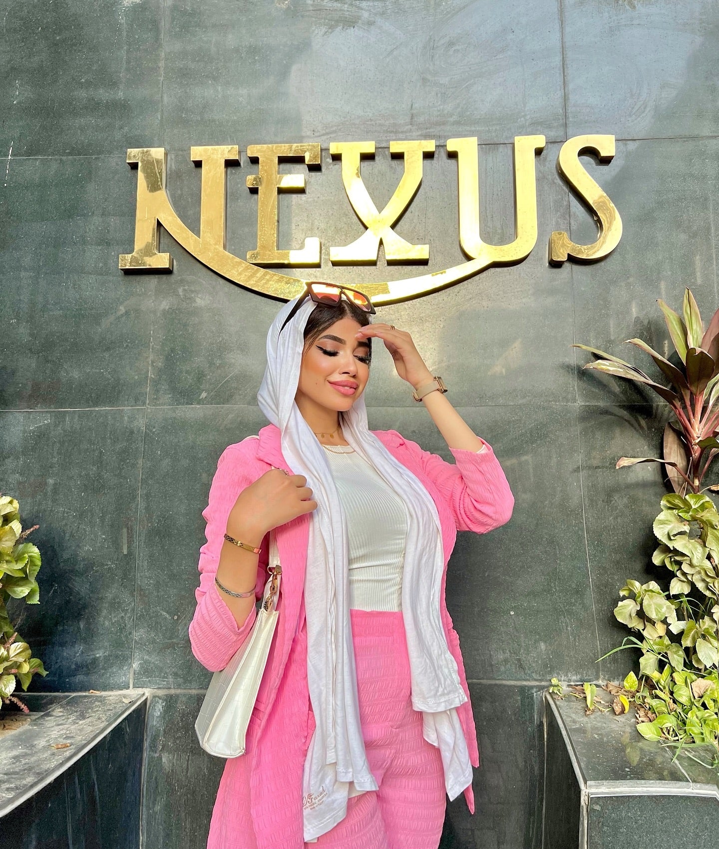 Pink suit