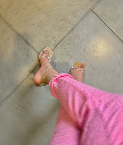Pink suit