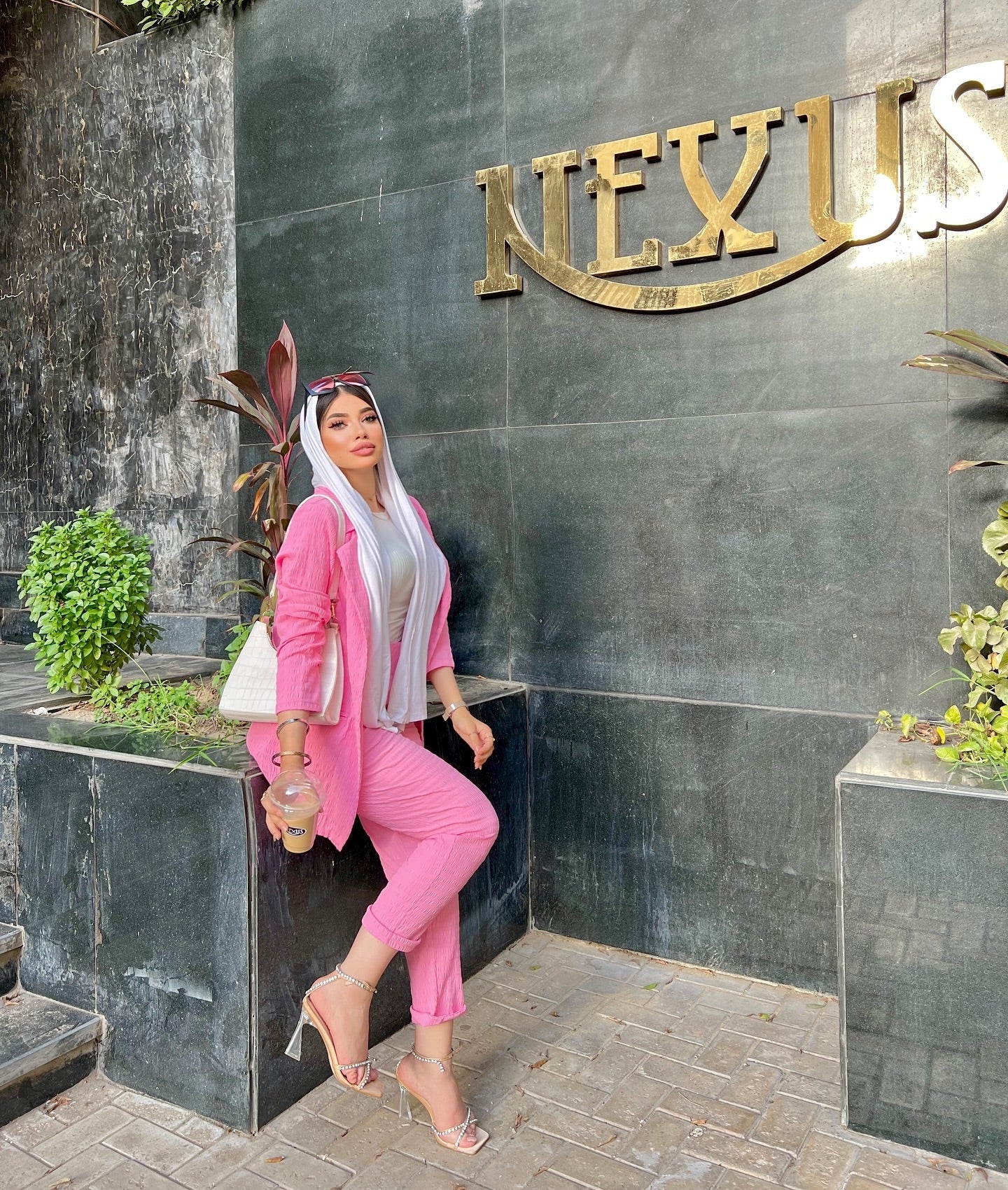 Pink suit