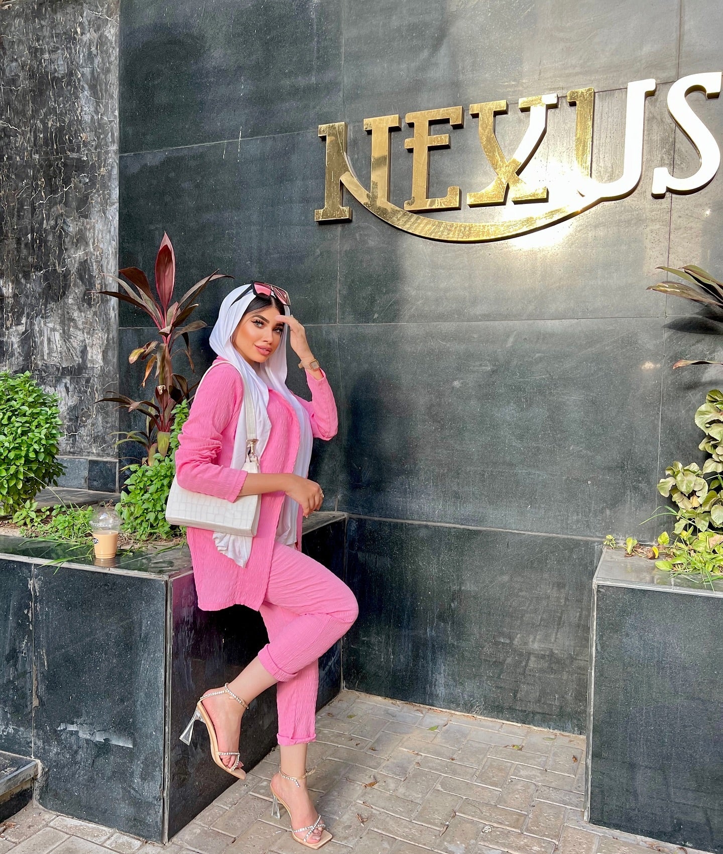 Pink suit
