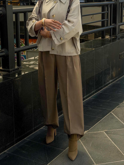 Beige outfit